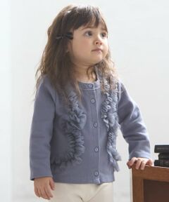 petit main / プティマイン カーディガン・ボレロ | 【リンク】チュールフリルカットカーディガン