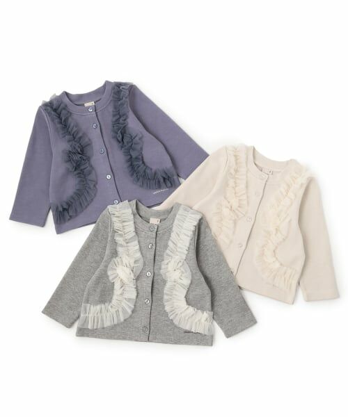 petit main / プティマイン カーディガン・ボレロ | 【リンク】チュールフリルカットカーディガン | 詳細17