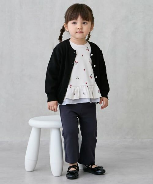 petit main / プティマイン カーディガン・ボレロ | 【リンク】パールボタンニットカーディガン | 詳細4