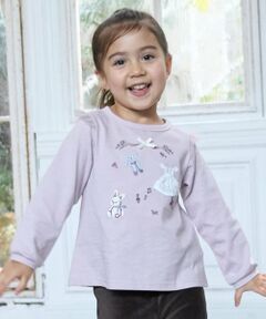 petit main / プティマイン Tシャツ | 【WEB限定カラー】バレエモチーフ長袖Tシャツ