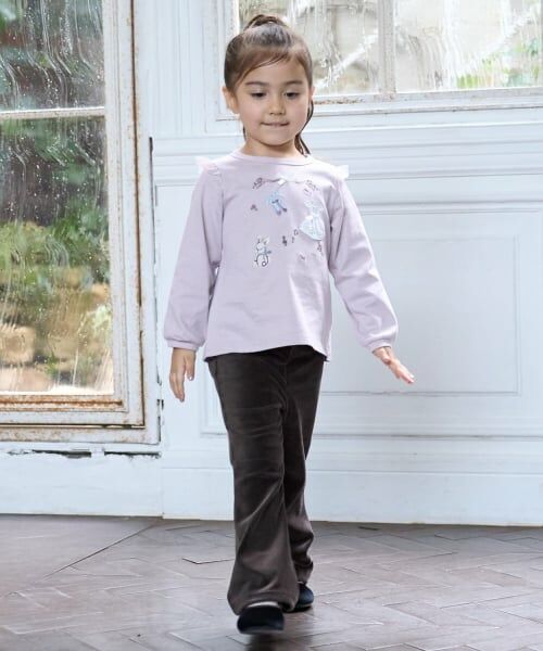 petit main / プティマイン Tシャツ | 【WEB限定カラー】バレエモチーフ長袖Tシャツ | 詳細1