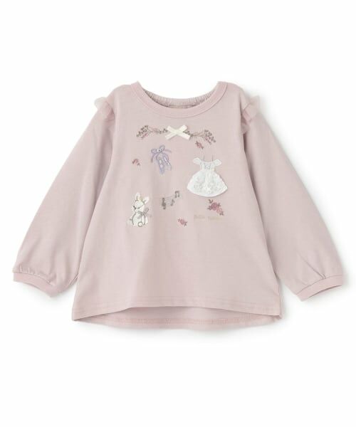 petit main / プティマイン Tシャツ | 【WEB限定カラー】バレエモチーフ長袖Tシャツ | 詳細7