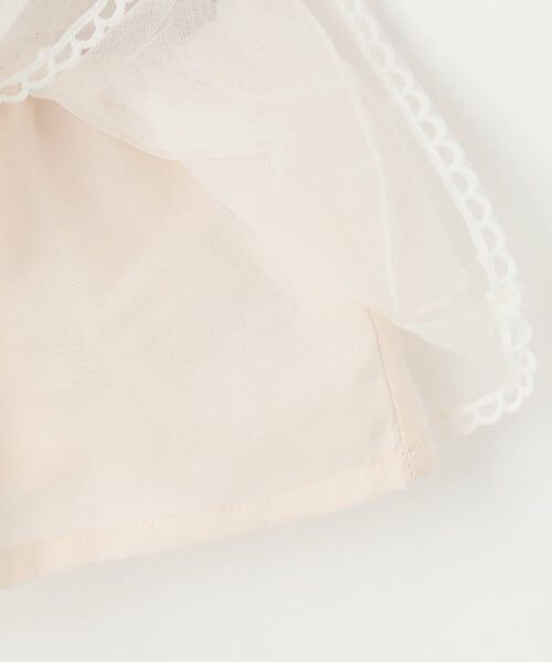 petit main / プティマイン Tシャツ | チュールペプラムロゴ長袖Tシャツ | 詳細9