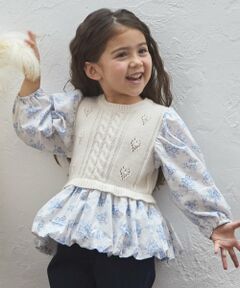 petit main / プティマイン Tシャツ | 【リンク】ベストドッキングチュニック