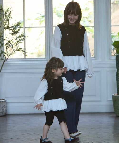 petit main / プティマイン Tシャツ | 【リンク】ベストドッキングチュニック | 詳細5