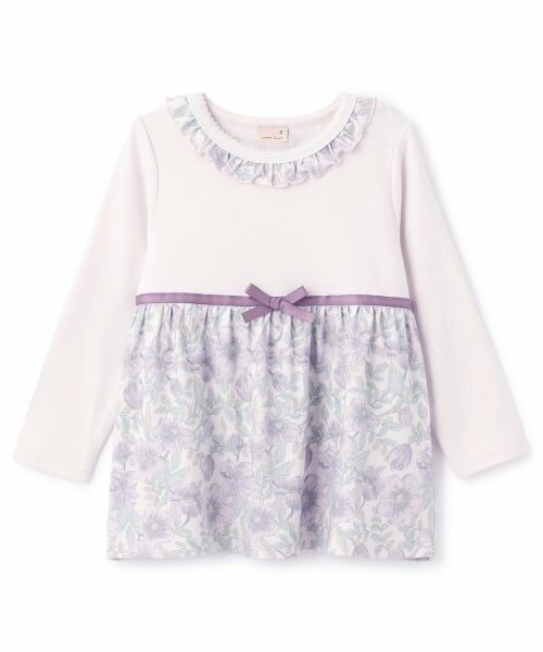 petit main / プティマイン Tシャツ | 【フワもちっと】カットチュニック（ピンク）