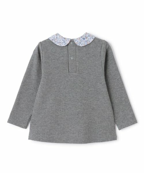 petit main / プティマイン Tシャツ | 【リンク】衿つきリボン長袖Tシャツ | 詳細5