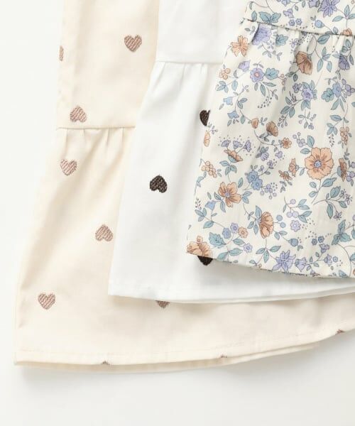 petit main / プティマイン ミニ丈・ひざ丈ワンピース | 【リンク】ベストつきティアードワンピース(キッズサイズ) | 詳細11