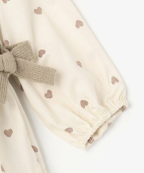 petit main / プティマイン ミニ丈・ひざ丈ワンピース | 【リンク】ベストつきティアードワンピース(キッズサイズ) | 詳細8