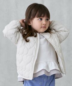 petit main / プティマイン ブルゾン | 【リンク】ハートキルティングジャケット(キッズサイズ)