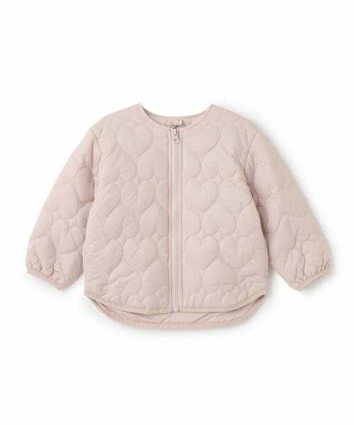 petit main / プティマイン ブルゾン | 【リンク】ハートキルティングジャケット(キッズサイズ) | 詳細8