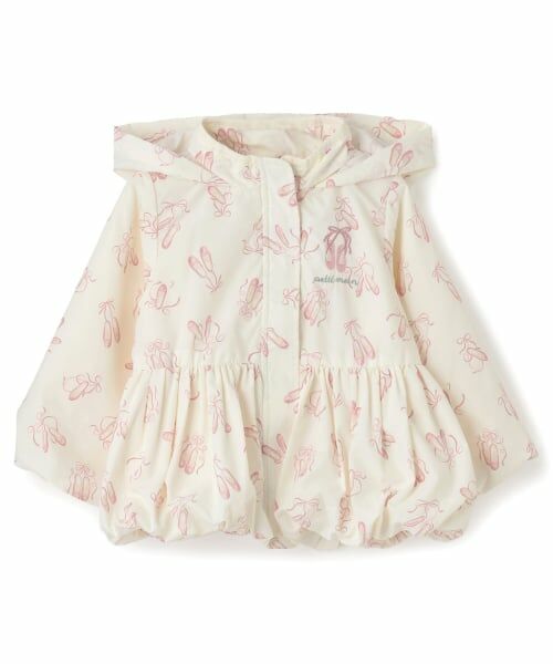 petit main / プティマイン ブルゾン | 【撥水加工/洗える】ペプラムウィンブレ | 詳細10