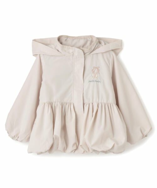 petit main / プティマイン ブルゾン | 【撥水加工/洗える】ペプラムウィンブレ | 詳細11