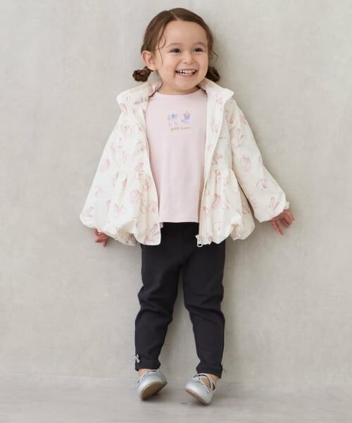 petit main / プティマイン ブルゾン | 【撥水加工/洗える】ペプラムウィンブレ | 詳細2