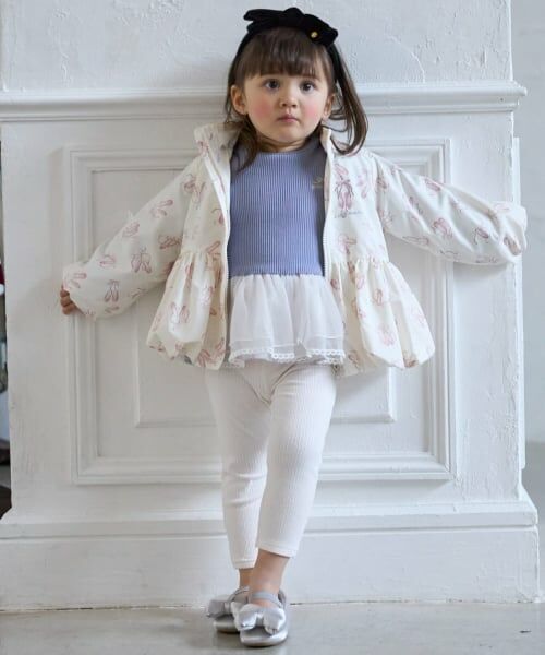 petit main / プティマイン ブルゾン | 【撥水加工/洗える】ペプラムウィンブレ | 詳細4