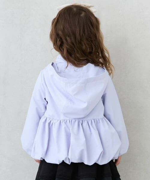 petit main / プティマイン ブルゾン | 【撥水加工/洗える】ペプラムウィンブレ | 詳細7