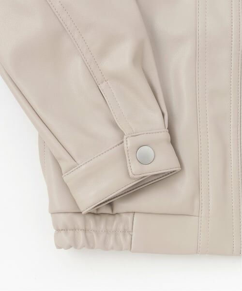 petit main / プティマイン ブルゾン | 【リンク】合皮ジャケット | 詳細11