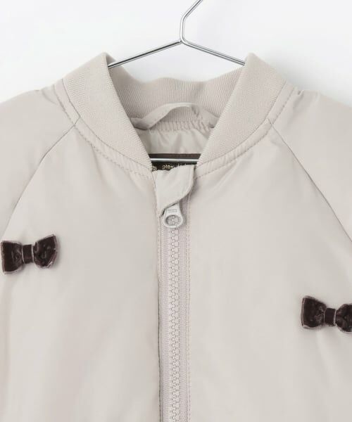 petit main / プティマイン ブルゾン | 【リンク/洗える】ちびリボン中綿ジャケット | 詳細9