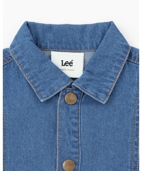 petit main / プティマイン ミニ丈・ひざ丈ワンピース | 【Lee】デニムワンピース | 詳細6