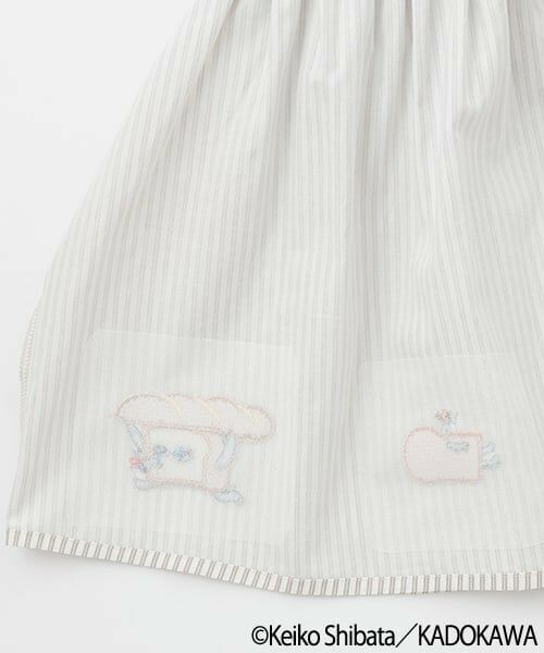 petit main / プティマイン ミニ丈・ひざ丈ワンピース | 【パンどろぼう】ドッキングワンピース | 詳細10