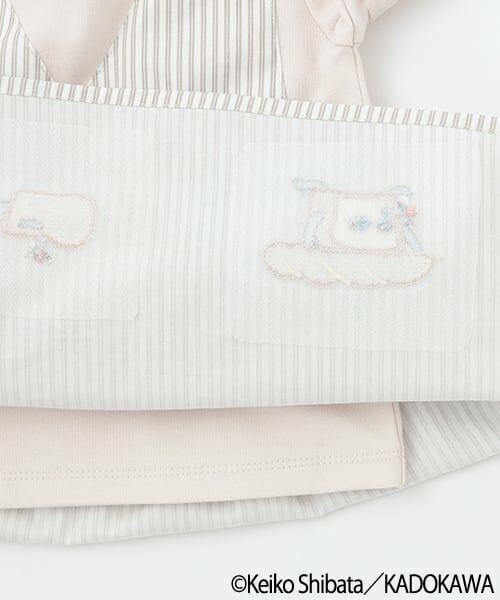 petit main / プティマイン ミニ丈・ひざ丈ワンピース | 【パンどろぼう】ドッキングワンピース | 詳細11