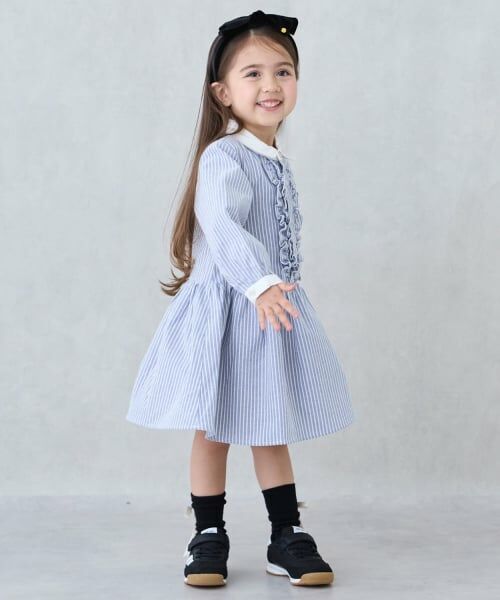 petit main / プティマイン ミニ丈・ひざ丈ワンピース | 【POLO BCS】シャツワンピース | 詳細1