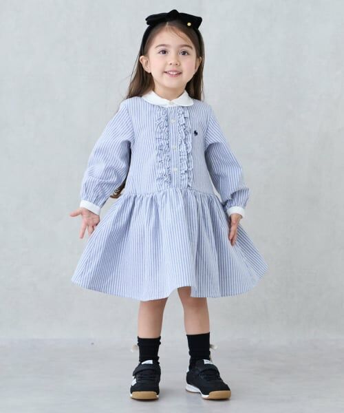 petit main / プティマイン ミニ丈・ひざ丈ワンピース | 【POLO BCS】シャツワンピース | 詳細2