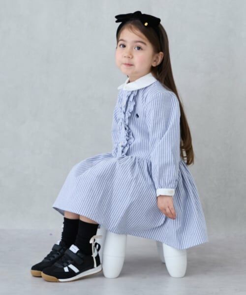 petit main / プティマイン ミニ丈・ひざ丈ワンピース | 【POLO BCS】シャツワンピース | 詳細3