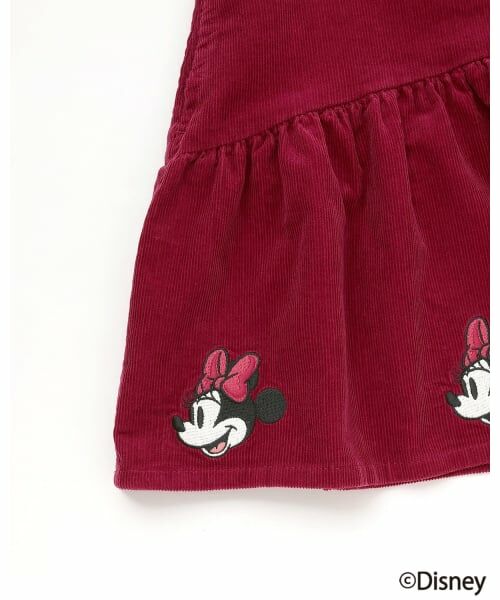 petit main / プティマイン ミニ丈・ひざ丈ワンピース | 【Disney】コーデュロイワンピース | 詳細9