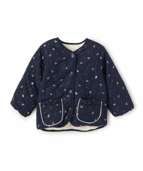 petit main / プティマイン ブルゾン | 【リンク】箔プリントリバーシブルジャケット | 詳細10