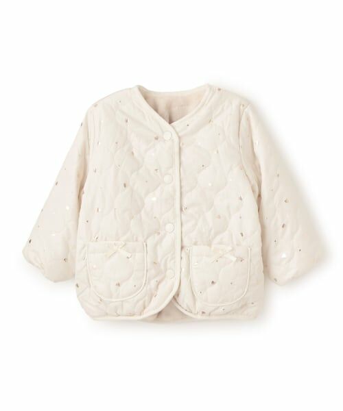 petit main / プティマイン ブルゾン | 【リンク】箔プリントリバーシブルジャケット | 詳細12