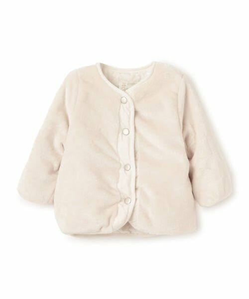 petit main / プティマイン ブルゾン | 【リンク】箔プリントリバーシブルジャケット | 詳細14