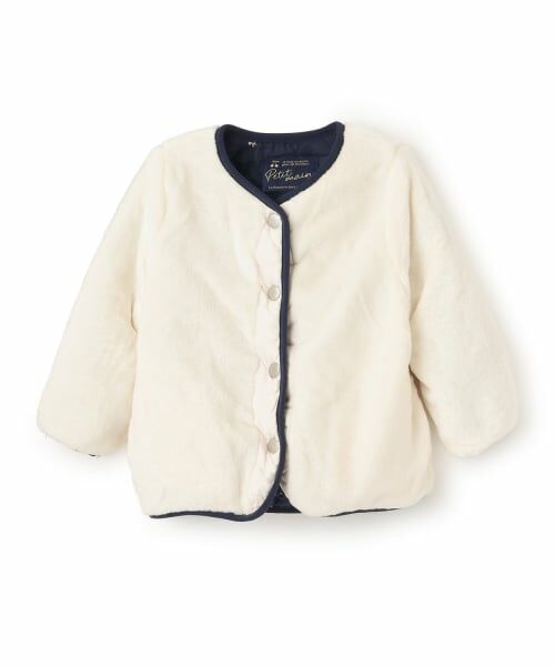 petit main / プティマイン ブルゾン | 【リンク】箔プリントリバーシブルジャケット | 詳細16