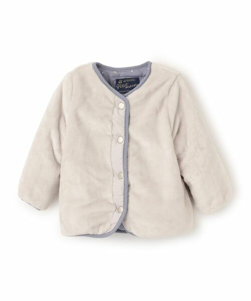 petit main / プティマイン ブルゾン | 【リンク】箔プリントリバーシブルジャケット | 詳細17