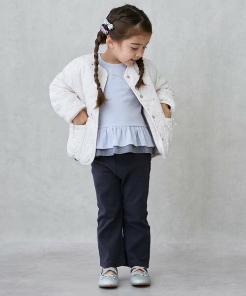 petit main / プティマイン ブルゾン | 【リンク】箔プリントリバーシブルジャケット | 詳細3