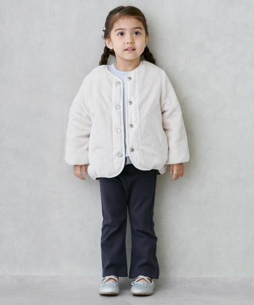 petit main / プティマイン ブルゾン | 【リンク】箔プリントリバーシブルジャケット | 詳細5