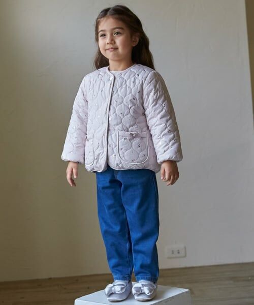 petit main / プティマイン ブルゾン | 【リンク】箔プリントリバーシブルジャケット | 詳細7
