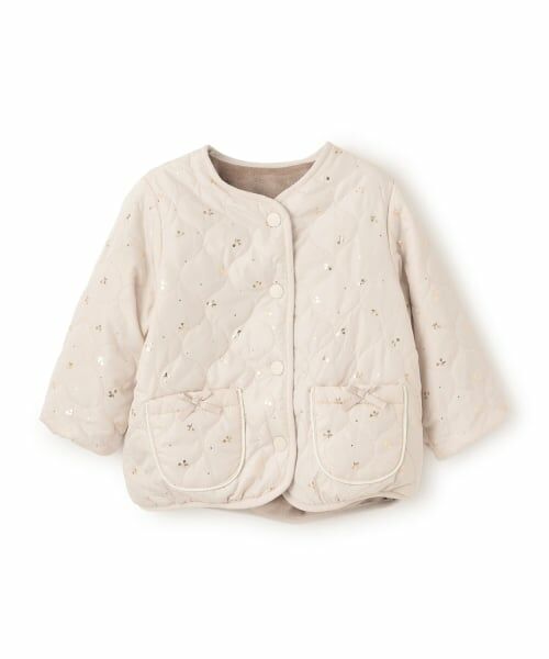 petit main / プティマイン ブルゾン | 【リンク】箔プリントリバーシブルジャケット | 詳細9