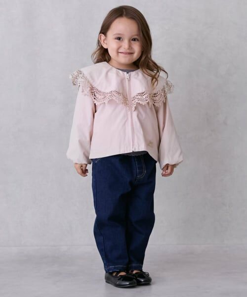 petit main / プティマイン ブルゾン | フリルウィンブレ | 詳細1