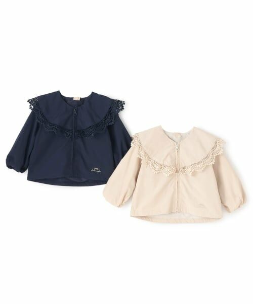 petit main / プティマイン ブルゾン | フリルウィンブレ | 詳細11