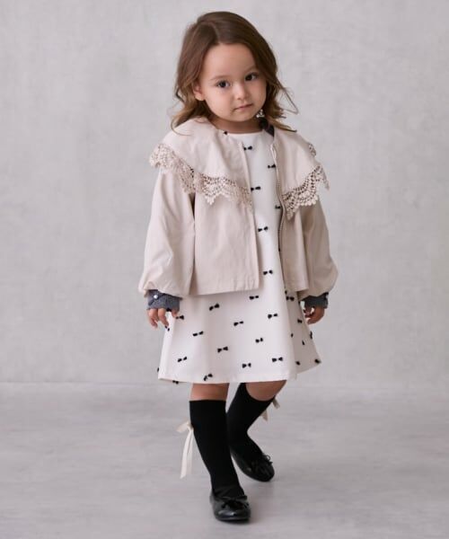 petit main / プティマイン ブルゾン | フリルウィンブレ | 詳細2