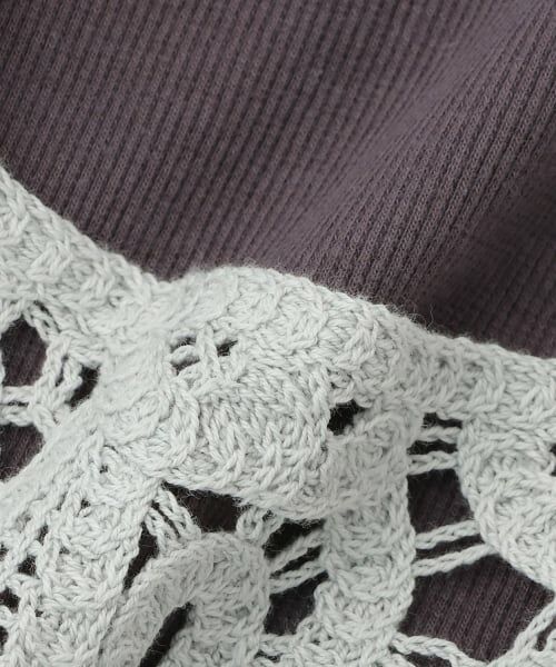 petit main / プティマイン ミニ丈・ひざ丈ワンピース | レースキャミワンピース | 詳細10