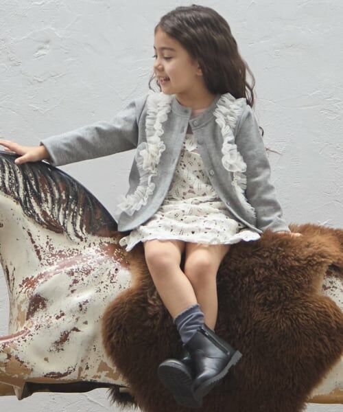 petit main / プティマイン ミニ丈・ひざ丈ワンピース | レースキャミワンピース | 詳細2