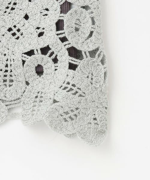 petit main / プティマイン ミニ丈・ひざ丈ワンピース | レースキャミワンピース | 詳細8