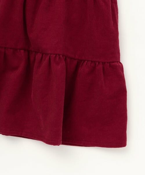 petit main / プティマイン ミニ丈・ひざ丈ワンピース | コーデュロイティアードワンピース | 詳細11