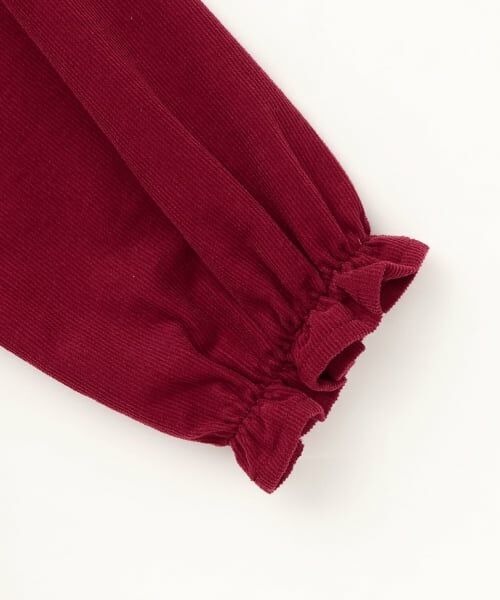 petit main / プティマイン ミニ丈・ひざ丈ワンピース | コーデュロイティアードワンピース | 詳細9