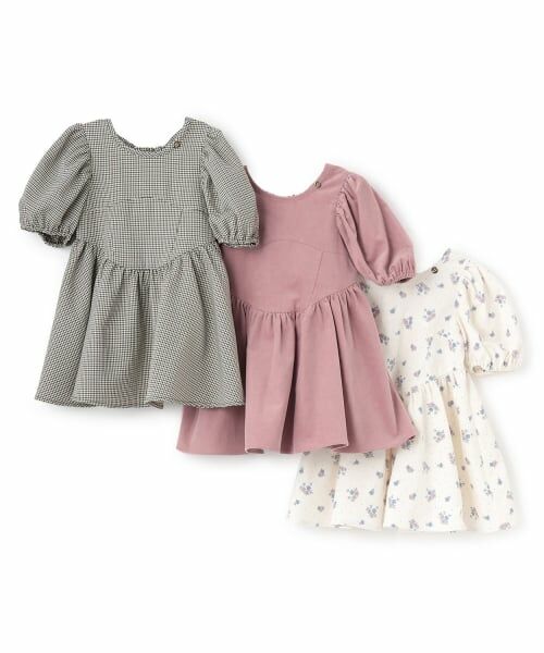 petit main / プティマイン ミニ丈・ひざ丈ワンピース | 【リンク】袖パフワンピース | 詳細15