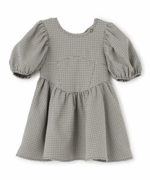 petit main / プティマイン ミニ丈・ひざ丈ワンピース | 【リンク】袖パフワンピース | 詳細8