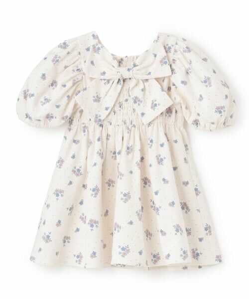 petit main / プティマイン ミニ丈・ひざ丈ワンピース | 【リンク】袖パフワンピース | 詳細9