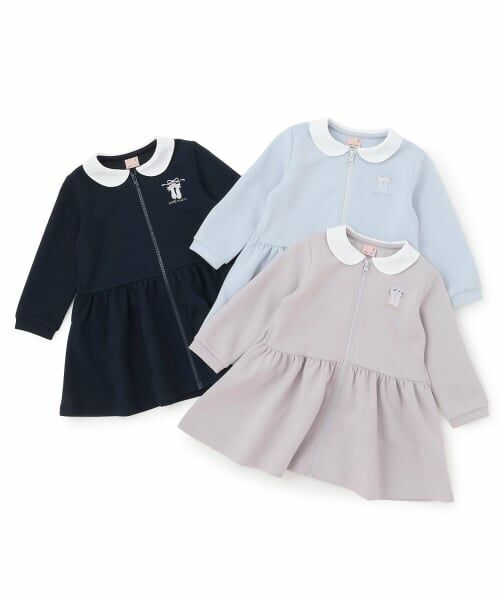 petit main / プティマイン ミニ丈・ひざ丈ワンピース | 【バレエ】前あき衿ワンピース | 詳細17